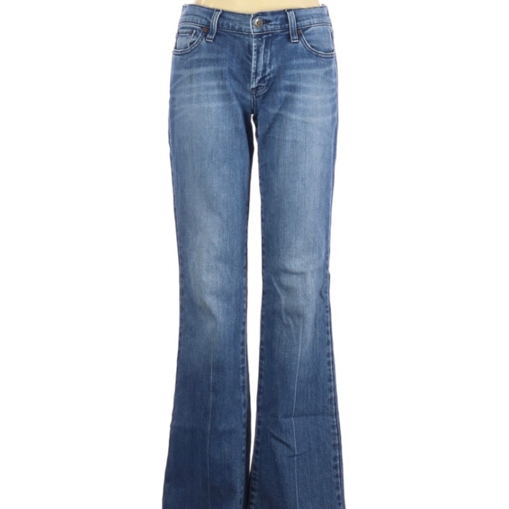 Vintage Lucky Flared Leg Mid Rise Jeans Women Size 27 Denim Jeans